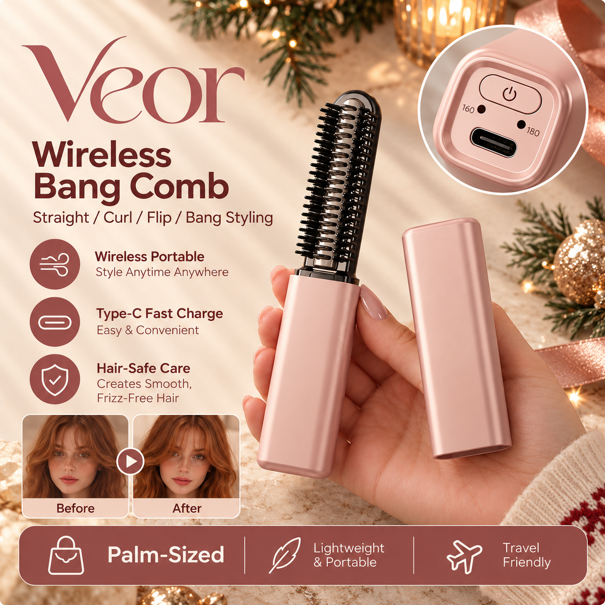 Veor™️ Cordless Mini Hair Curler